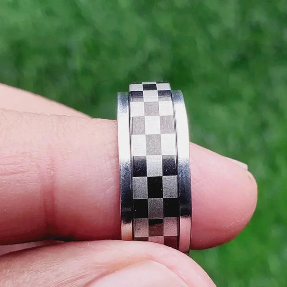 Stainless Steel Fashion Spinner Ring for Men/Women, AAAQL1108 - Picture 1 of 12